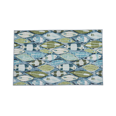 Colorful Canoes Rug 24